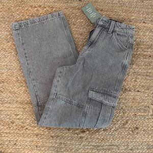 H&M denim cargos nwt